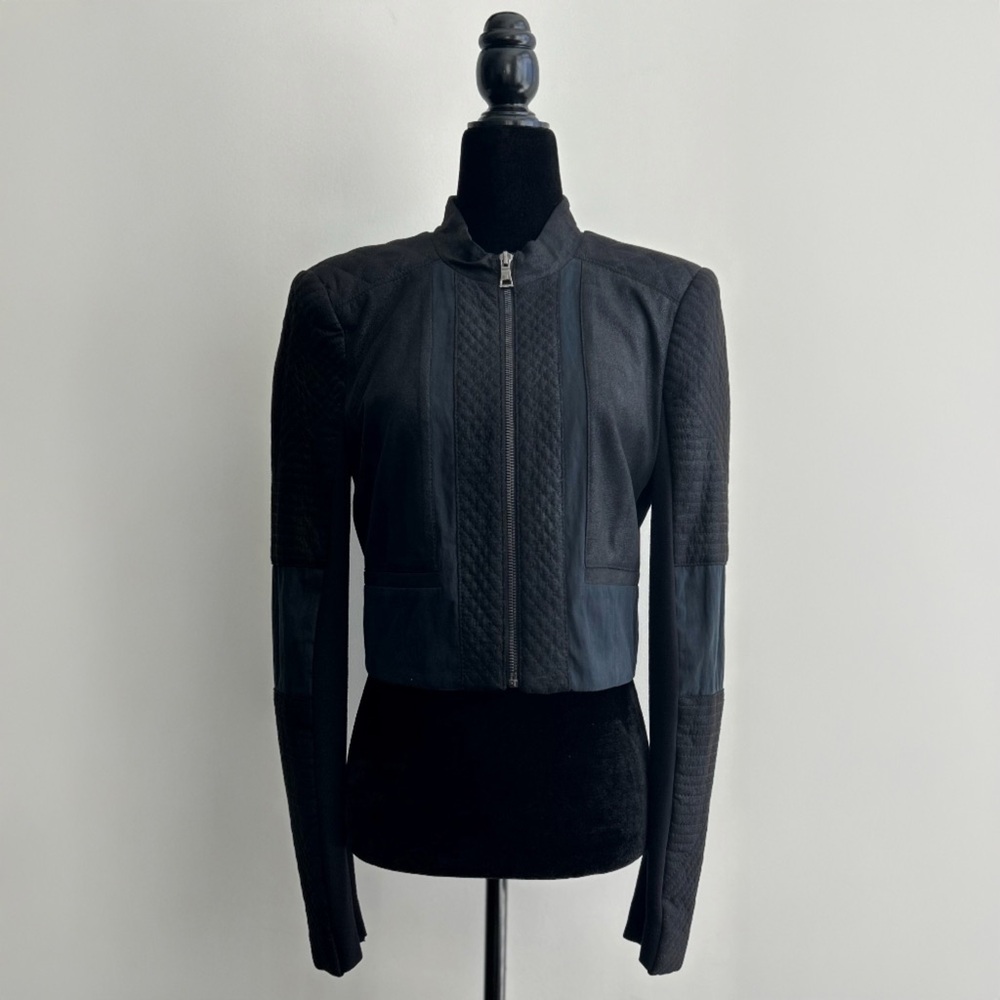 BCBG Maxazria Black Moto
Quilted "Joshua" Jacket